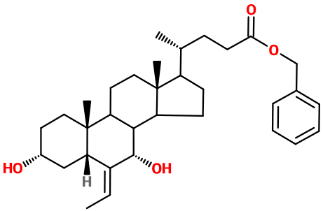 (image for) MC007778 Benzyl 3-,7-dihydroxy-6-ethyliden-5-cholan-24-oate